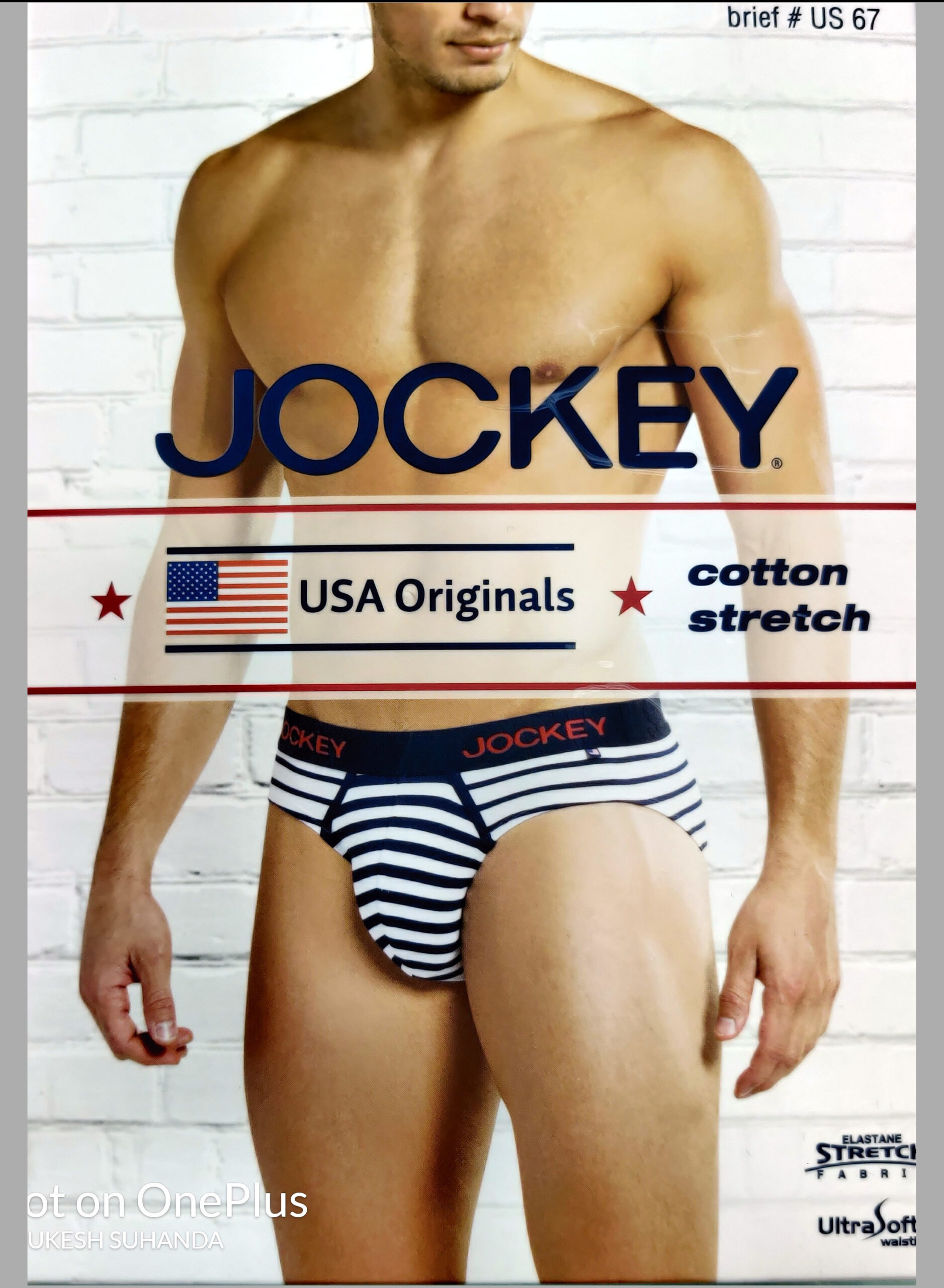 2 Jockey Men's Briefs USA Originals Stretch Super Combed Cotton Elastane  Stretch