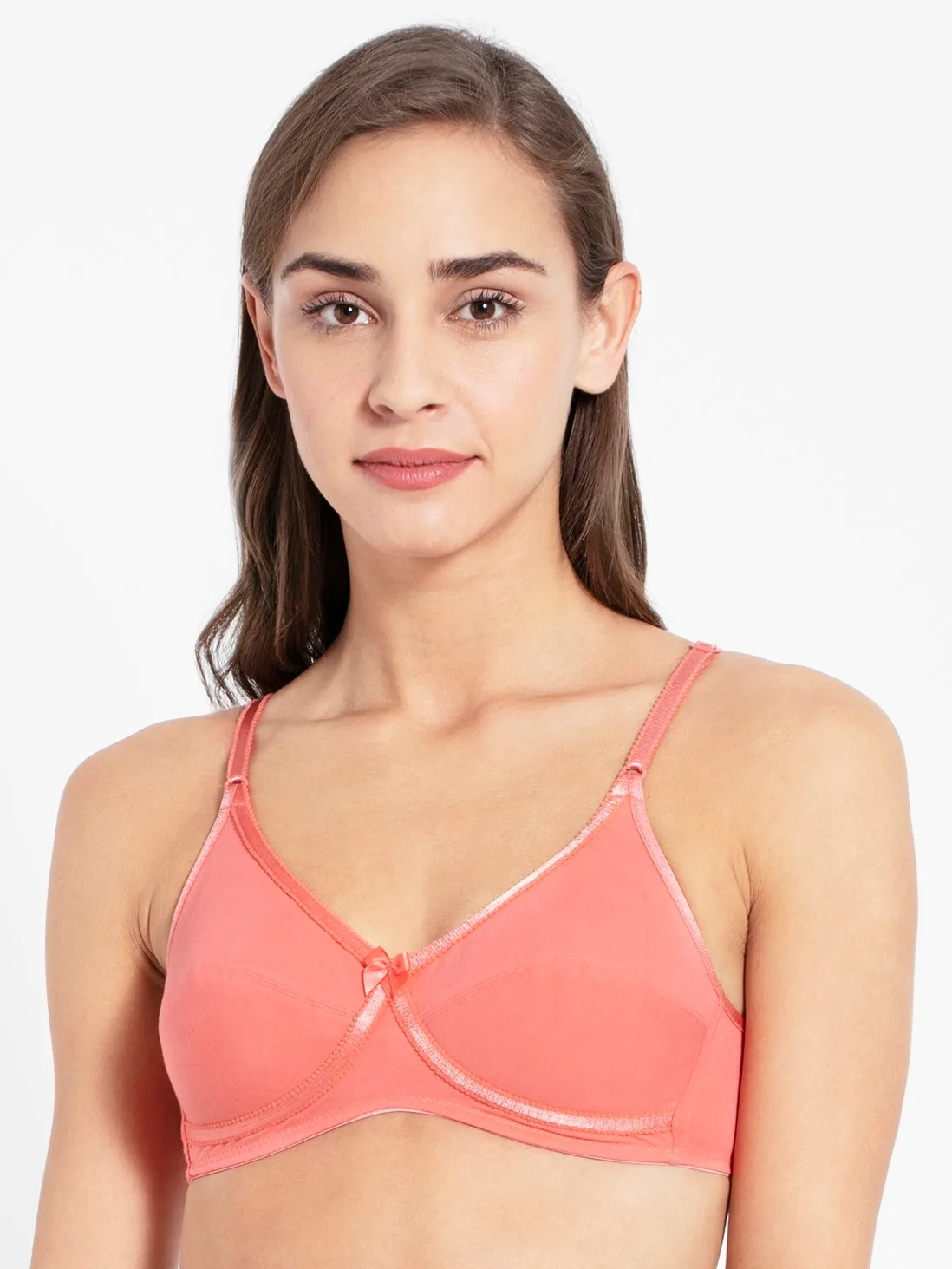 Jockey 73 Cm Or 34DD Blush Pink Crossover Side Support Bra at Rs