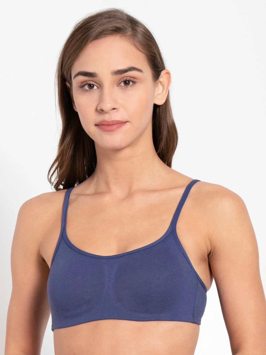 Buy Jockey SS12 Women's Wirefree Non Padded Super Combed Cotton Elastane  Stretch Full Coverage Beginners Bra with Adjustable Straps_Beet Red_30B at