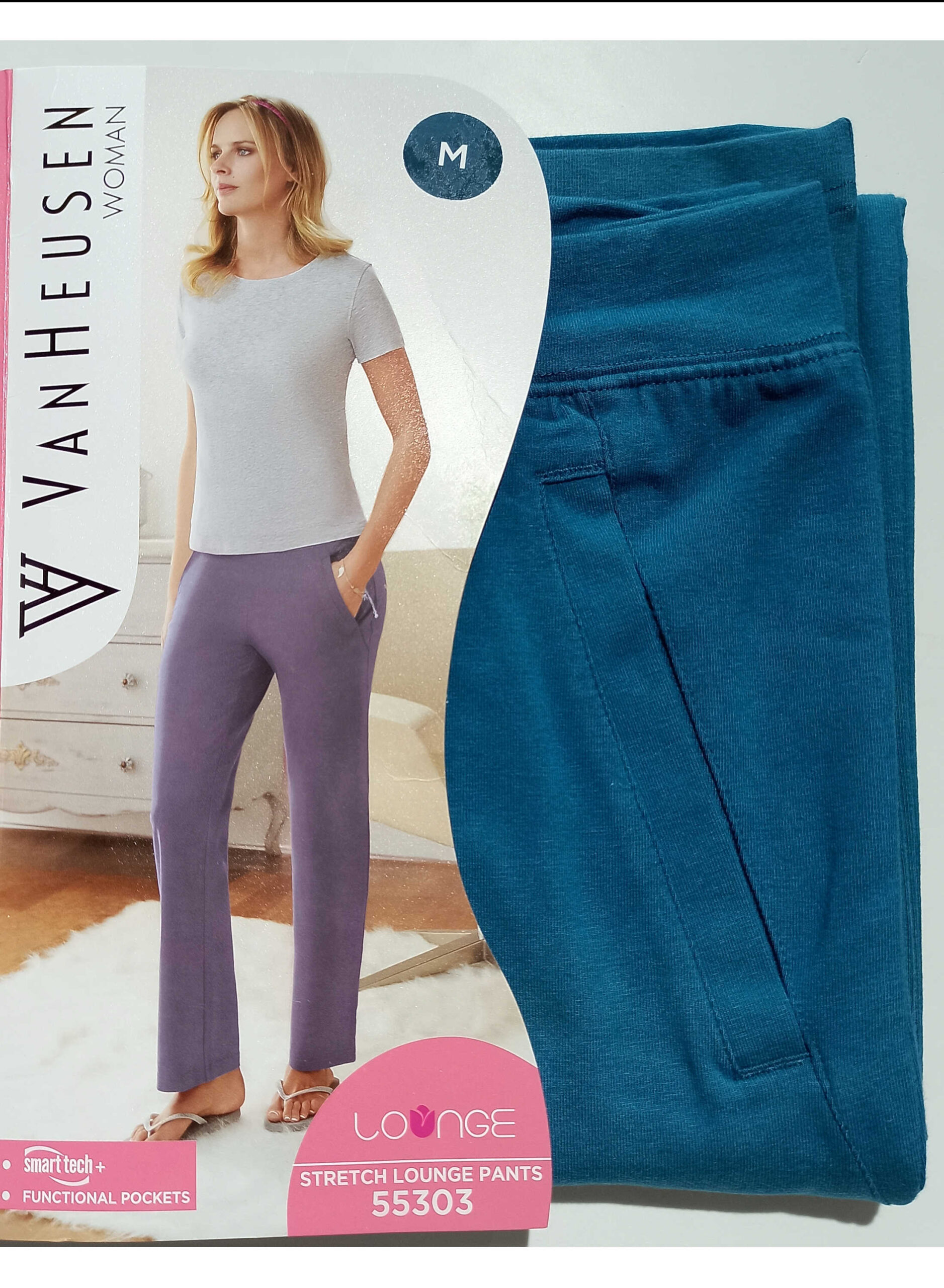 Buy Van Heusen Intimates Stretch Lounge Pants Style Number-55303 - Grey  online