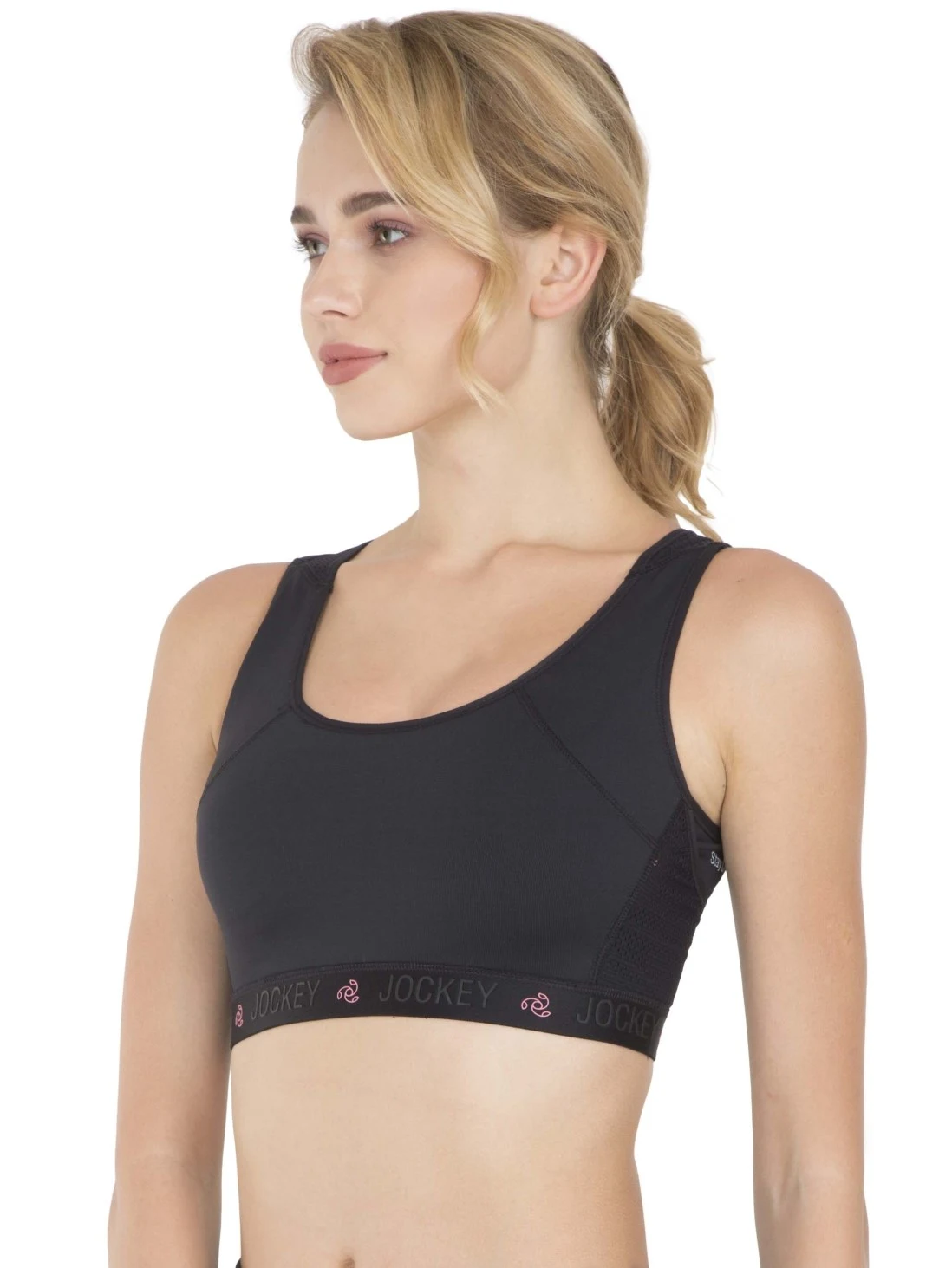 Jockey AP 20 Women's Wirefree Padded Tactel Nylon Elastane Stretch Full  Coverage Racer Back Styling Sports Bra with Stay Dry Treatment – Lachic  Innerwear and Cosmetics